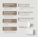 Ver imagem 5 de Kit Gabinete Armario para Banheiro com Cuba e Espelho 73cm Quality Fimap Envio Montado Branco
