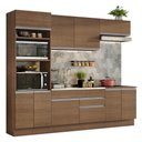 Ver imagem 3 de Armário de Cozinha Completa 270cm Rustic Glamy Madesa 13