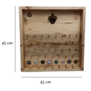 Ver imagem 3 de Abridor de Garrafas Decorativo em Madeira – Estilo Rústico