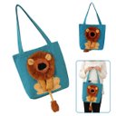 Ver imagem 1 de Bolsa Transporte Gato Cachorro Pet Animal Estimacao Estampa Leao Passeio Ombro Caminhada Viagem Vent