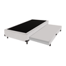 Cama Box 2 em 1 Cama Auxiliar Solteiro Solteiro Branca - 1