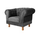Ver imagem 3 de Kit 2 poltronas Chesterfield Capitonê Duque Suede Cinza Chumbo Decoração, Recepção, Salas de Tv e Es