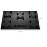 Fogão Atlas Utop 5b - Cooktop Glass Preto - 3