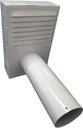 Ver imagem 1 de Chapéu Anti Retorno Alumínio 33cmx9cmx21cm 300 x 130mm