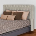 Ver imagem 2 de Kit Cabeceira e Calçadeira Baú Emma Suede King 195 Cm