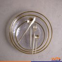 Ver imagem 5 de Faqueiro Aço Inox Super Luxo 24 Peças Rose/nude - Wp Connect Rose/nude Aço Inox