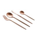 Ver imagem 1 de Faqueiro Aço Inox Super Luxo 24 Peças Rose/nude - Wp Connect Rose/nude Aço Inox