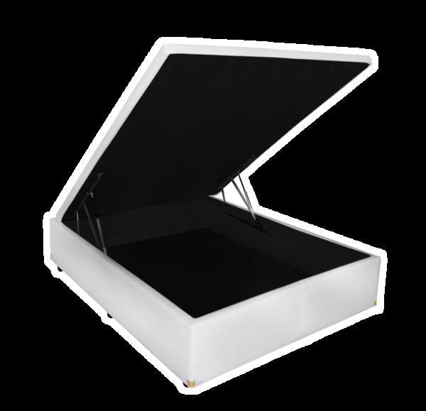 Cama Box Baú Inteiriço Viúva Especial Premium 120x203x040 ( Várias Cores) - Sued Bege - 1