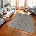 Ver imagem 1 de Tapete Sala Quarto Realce Antiderrap. 2,00x2,50 Eden Cinza