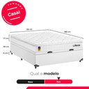 Ver imagem 7 de Cama Box Baú Casal Couro Branco + Colchão Life D33 Pillow Top 61x138x188cm Branco - e-Shop Casa