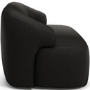 Ver imagem 6 de Sofá 2 Lugares Curvo Orgânico para Sala Living 150cm Barolo L06 Couro Preto - Lyam Decor
