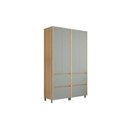 Ver imagem 6 de Multiuso Lavanderia Rainha C/ 4 Portas e 4 Gavetas 140cm Branca - Nesher