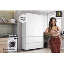 Ver imagem 7 de Multiuso Lavanderia Rainha C/ 4 Portas e 4 Gavetas 140cm Branca - Nesher