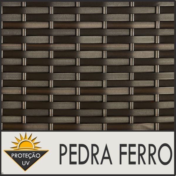 6 Cadeiras de alumínio Colômbia para Área externa, Edícula, Jardim, piscina Fibra Trama Fechada 49 - 3