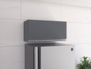 Ver imagem 1 de Armário Aéreo Geladeira Andréia 60cm 1 Porta AJL - Cinza