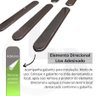 Elemento Tátil Direcional Inox Adesivado Frisado - 5