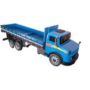 Ver imagem 5 de Caminhão Mb 1113 Frente Redonda Carroceria Madeira Miniatura - Azul