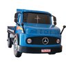 Caminhão Mb 1113 Frente Redonda Carroceria Madeira Miniatura - Azul - 2
