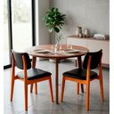 Ver imagem 6 de Kit 4 Cadeira de Jantar Madeira Maciça Manuela Estofada Premium Ergonomica Confortável Di Franco