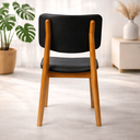 Ver imagem 3 de Kit 4 Cadeira de Jantar Madeira Maciça Manuela Estofada Premium Ergonomica Confortável Di Franco