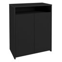 Ver imagem 1 de Balcão Home Office 2 Portas Mobile Cool Preto - Artany