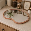 Ver imagem 2 de Bandeja Orgânica Espelhada Elegante para Sala Quarto Lavabo ou Bar