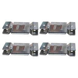 4 Pares de Conector de Encaixe para Móveis Sofá Cabeceira Painel Zincado G59 Gran Belo Cabeceiras Pa - 1