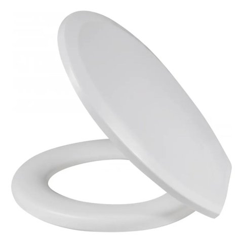 Assento Sanitário Branco Plus Almofadado Oval Metasul
