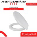 Ver imagem 5 de Assento Sanitário Branco Plus Almofadado Oval Metasul