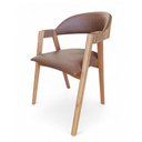 Ver imagem 1 de Cadeira Greice Corino Terracota/naturalle