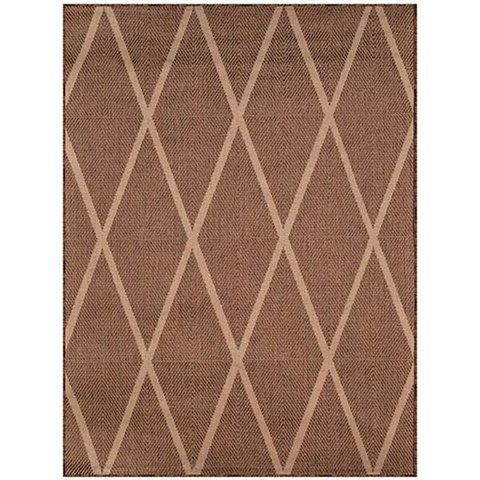 Tapete Sisal Eco Nature Geo 70 Marrom 1,50x2,00M - J Serrano