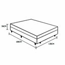 Ver imagem 5 de Cama Box Casal Colchão Anny Espuma D23 Acolchões + Box Sintético 56x138x188 Cor:Branco