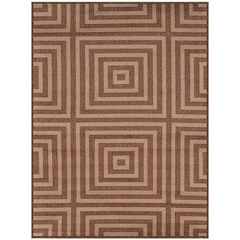 Tapete Sisal Eco Nature Labirinto 70 Marrom 1,50x2,00M - J Serrano