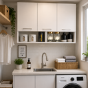 Ver imagem 3 de Armário Aéreo Cozinha Itália 3 Portas Moderno Branco