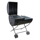 Ver imagem 1 de Churrasqueira Tambor 200 litros Mista com Carrinho e Grelha