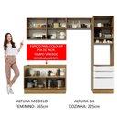 Ver imagem 5 de Cozinha Completa Madesa Lux 260005 Com Armário E Balcão