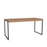 Mesa Industrial para Computador Diretor Pés de Ferro 90 Cm:freijó - 4