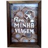 Quadro Cofre Porta Dinheiro Rústico Decor - Para Minha Viagem - 1