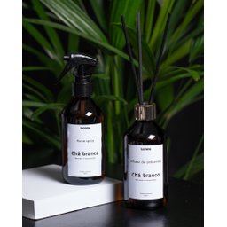 Kit Home Spray e Difusor de Ambientes Chá Branco Vidro 200ml - 2