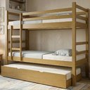 Ver imagem 3 de Cama Treliche Solteiro 188x88cm com Escada Fixa Luca Imbuia B11 - Mpozenato