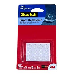 Protetor Anti-impacto Médio 3m Scotch Redondo 12 Unidades - 1