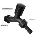 Ver imagem 4 de Torneira Plástica Simples Para Jardim e Tanque 1/2" | Utilimix | Kit 03 Un