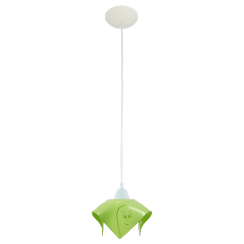 Pendente Moderno Quarto Infantil Papoula Fantasminha Verde