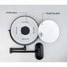 Espelhos Maquiagem 10x 1 com Led Articulado Luz Grande Rvnovidades Espelho Aumento Iluminado Articul - 4