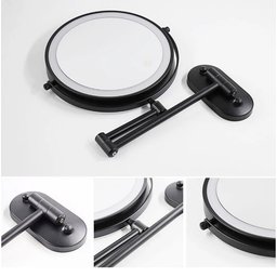 Espelhos Maquiagem 10x 1 com Led Articulado Luz Grande Rvnovidades Espelho Aumento Iluminado Articul - 7