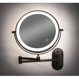 Espelhos Maquiagem 10x 1 com Led Articulado Luz Grande Rvnovidades Espelho Aumento Iluminado Articul - 2