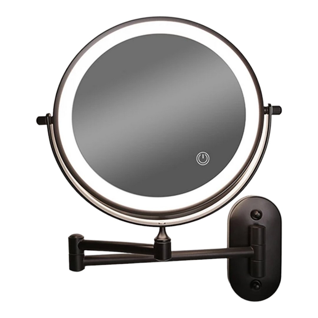 Espelhos Maquiagem 10x 1 com Led Articulado Luz Grande Rvnovidades Espelho Aumento Iluminado Articul