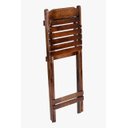 Ver imagem 4 de Jogo De Mesa Bistrô Dobravel C/2 Cadeiras Madeira Pinus Cor Imbuia Maplan