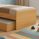 Ver imagem 5 de Bicama Luna Solteiro Bibox Reforçada Cama Infantil Auxiliar:cinamomo