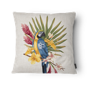 Ver imagem 2 de Kit 3 Capas de Almofada 43x43cm - Floral - Tecido Veludo 100% Poliéster